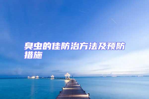 臭蟲的佳防治方法及預防措施