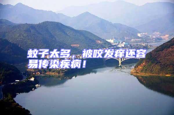 蚊子太多，被咬發(fā)癢還容易傳染疾??！