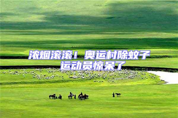 濃煙滾滾！奧運(yùn)村除蚊子 運(yùn)動員驚呆了