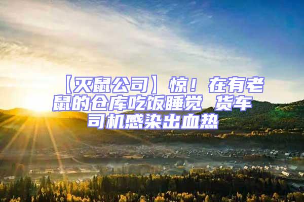 【滅鼠公司】驚！在有老鼠的倉(cāng)庫(kù)吃飯睡覺(jué) 貨車司機(jī)感染出血熱