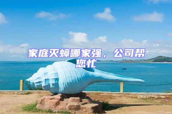 家庭滅蟑哪家強(qiáng)，公司幫您忙