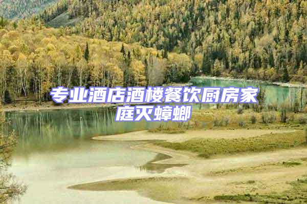 專業(yè)酒店酒樓餐飲廚房家庭滅蟑螂