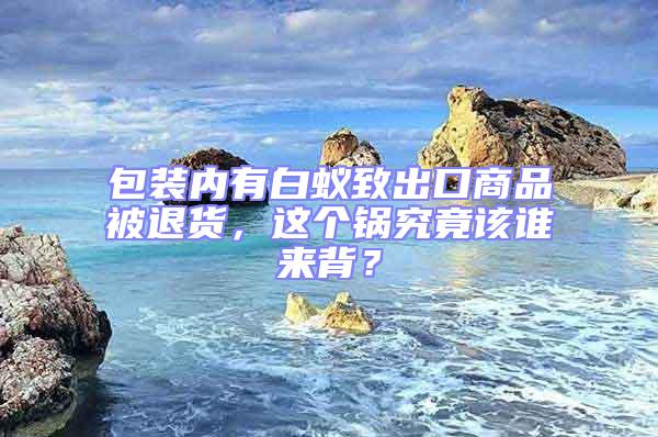 包裝內(nèi)有白蟻致出口商品被退貨，這個(gè)鍋究竟該誰(shuí)來(lái)背？