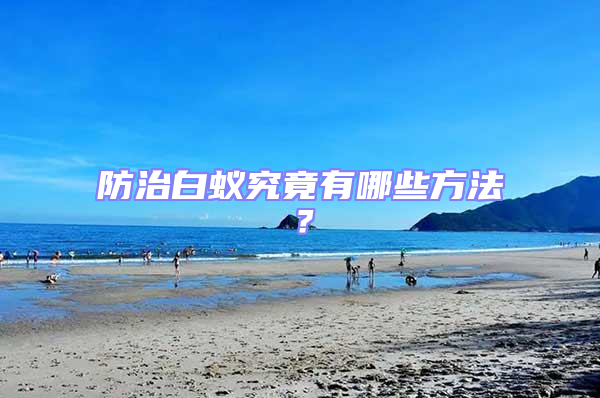 防治白蟻究竟有哪些方法？