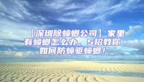 【深圳除蟑螂公司】家里有蟑螂怎么辦，5招教你如何防蟑驅(qū)蟑螂！