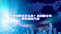 家里蟑螂多怎么辦？殺蟑螂公司教你最佳方法