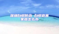 深圳白蟻防治 白蟻危害家庭怎么辦